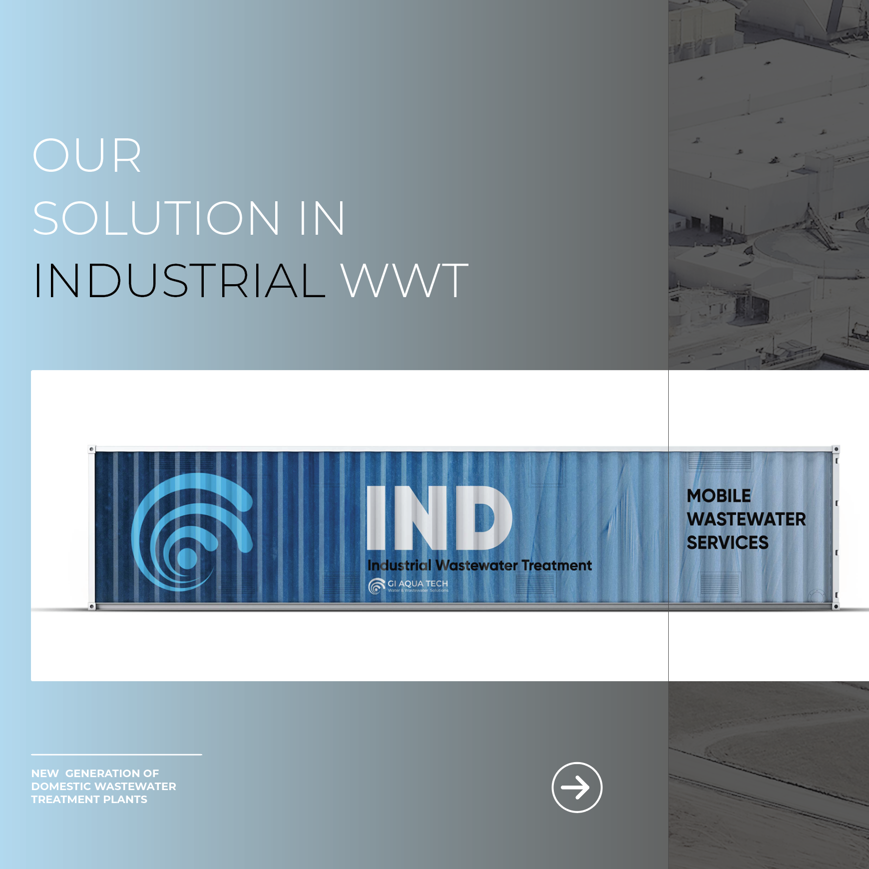 Our solution in industrial WWT