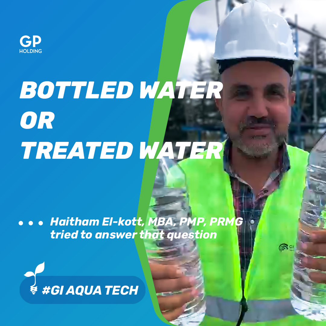 Can you tell the difference between bottled water and treated water from GI Aqua Tech Unit?