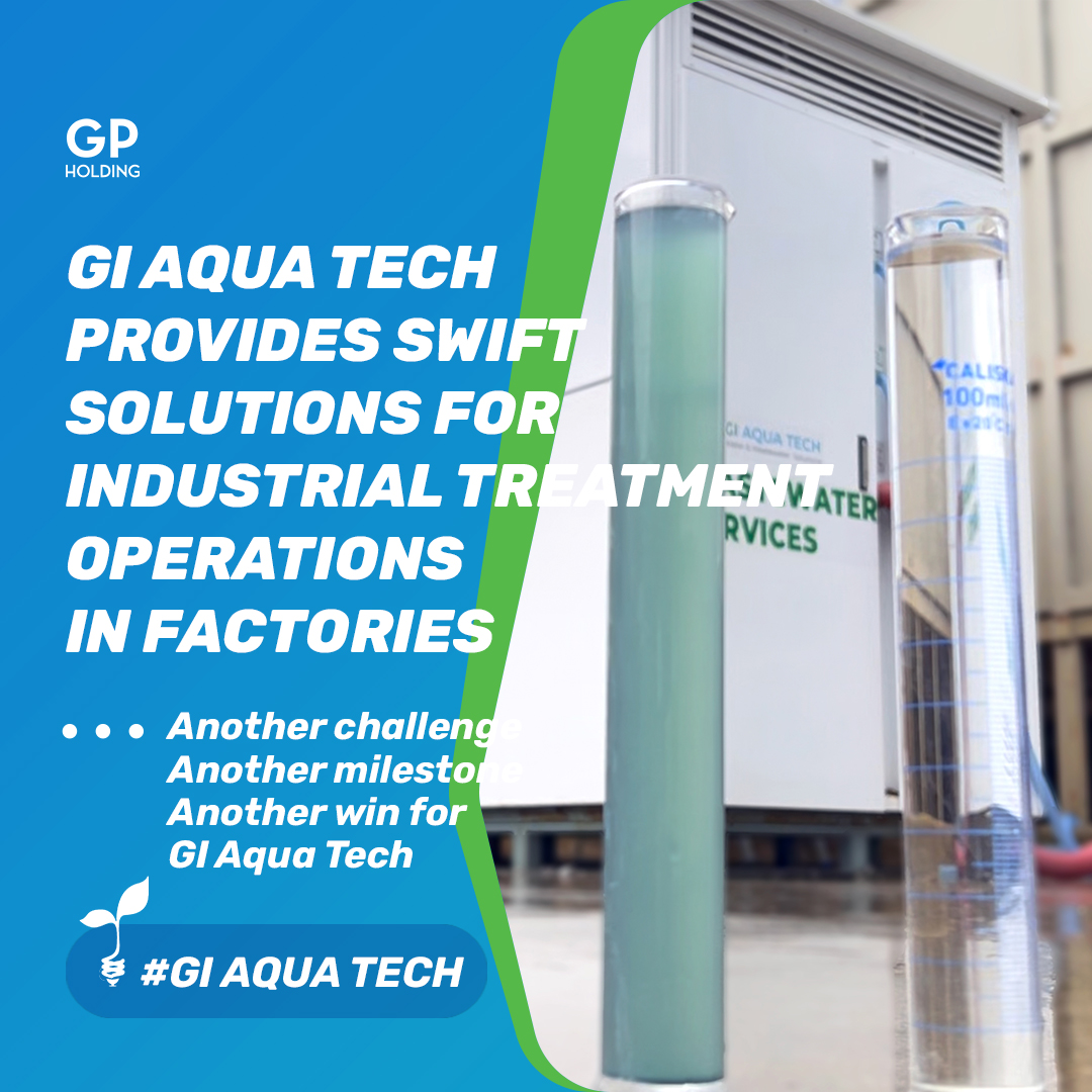 GI Aqua Tech provides swift solutions for industrial treatment operations in factories